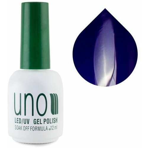 Uno Гель-лак для ногтей / Aristocrat 130, темно-фиолетовый, 12 мл