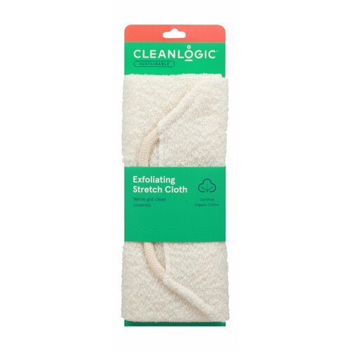 Растягивающаяся мочалка для тела из органического хлопка / Cleanlogic Sustainable Exfoliating Stretch Cloth