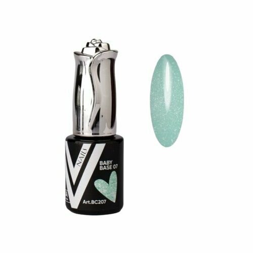 Vogue Nails, Цветные каучуковая база с блестками Baby Base #07 10мл