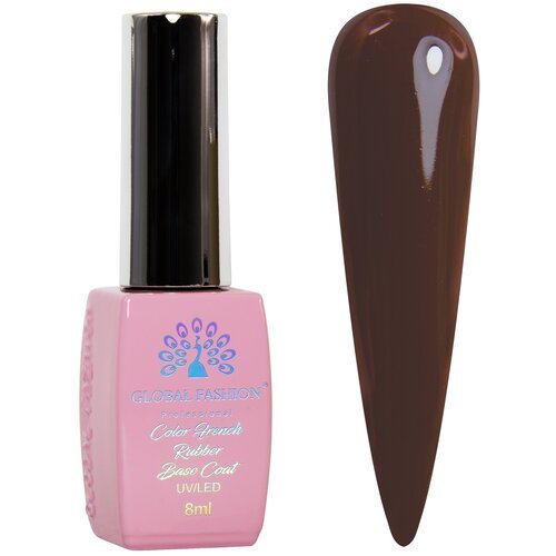 Global Fashion Базовое покрытие Color French Rubber Base Coat, 31, 8 мл