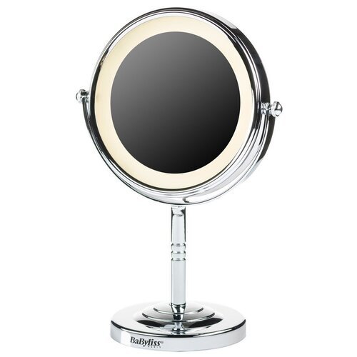 BaByliss зеркало косметическое настольное 8435E зеркало косметическое настольное 8435E с подсветкой, серебристый
