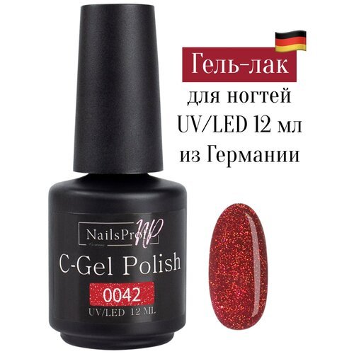 NailsProfi Гель-лак C-Gel Polish-S, 12 мл, 0042