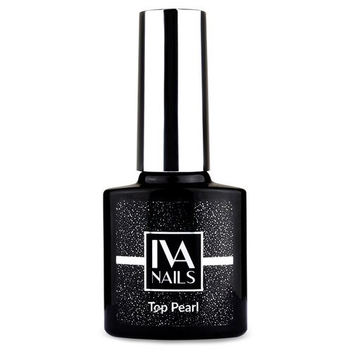 IVA Nails Верхнее покрытие Top pearl, pearl, 8 мл