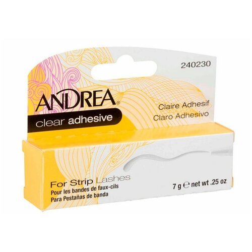 Andrea 300000 Mod Strip Lash Adhesive Clear Клей для ресниц прозрачный, 7 г