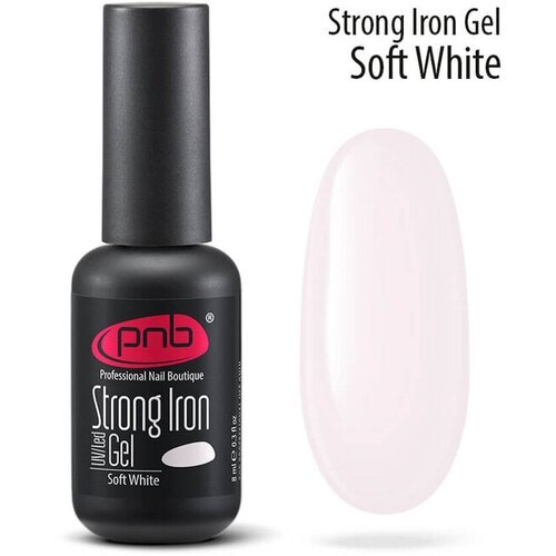 PNB, Strong Iron Gel 'Soft White', 8 мл