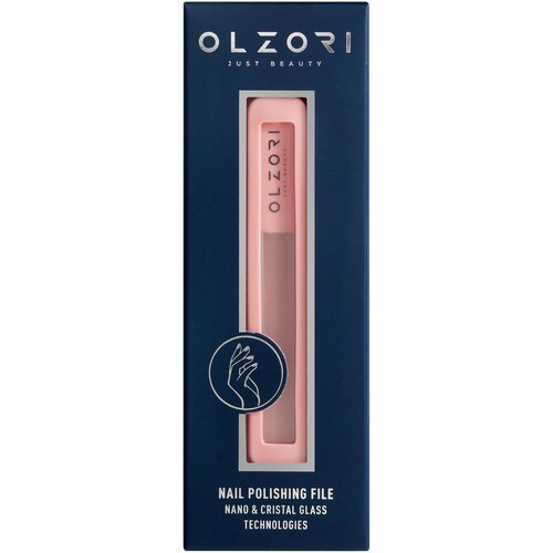 OLZORI VirGo Nail 01 пилка для ногтей / профессиональная пилочка стеклянная / баф для ухода полировки шлифовки / эффект нанесения бесцветного лака