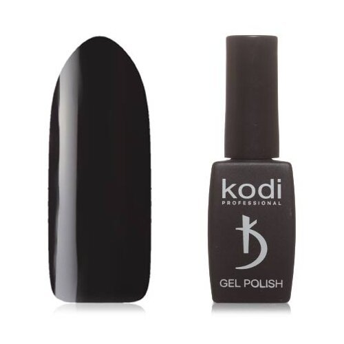 Kodi Гель-лак Basic Collection, 7 мл, 100 BW Классический черный, эмаль