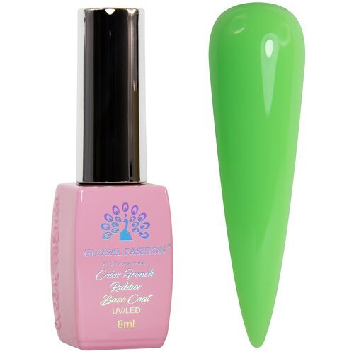 Global Fashion Базовое покрытие Color French Rubber Base Coat, 23, 8 мл