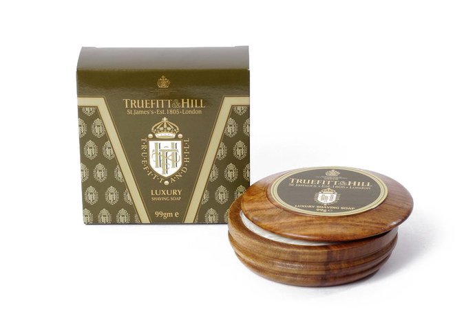 Truefitt&Hill Luxury Shaving Soap in wooden bowl