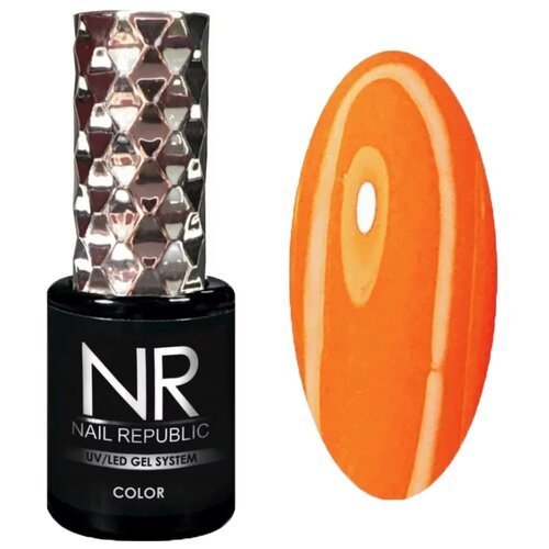Nail Republic гель-лак для ногтей Color, 10 мл, 10 г, 227 мандариновый