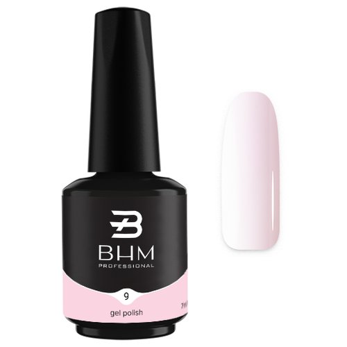 BHM Professional Гель-лак Gel Polish, 7 мл, 15 г, №009 Primrose Pink