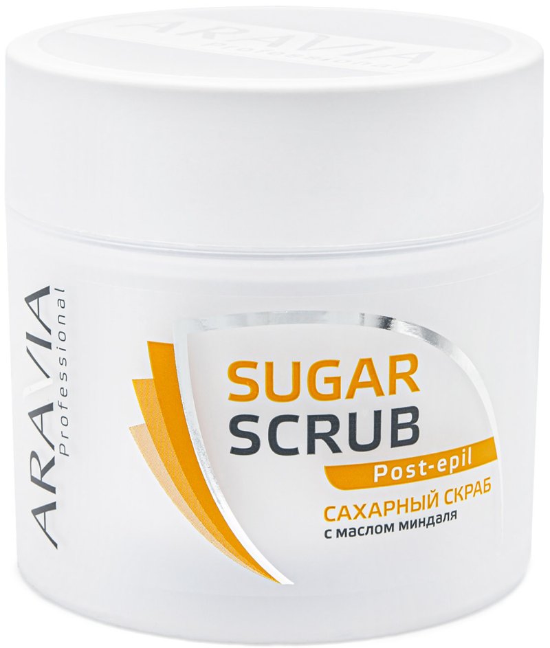 Aravia Professional Сахарный скраб для тела с маслом миндаля, 300 мл (Aravia Professional, Spa Депиляция)