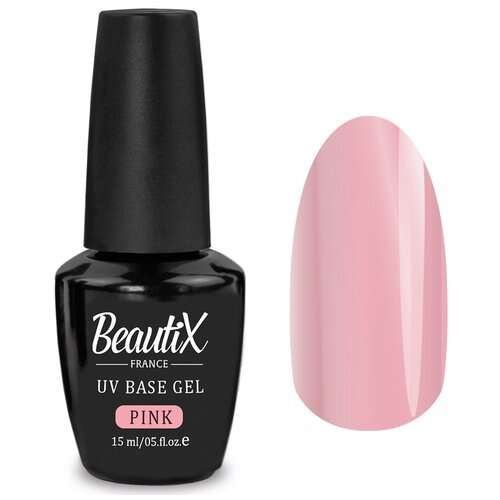 Beautix Базовое покрытие Uv Base Gel, pink, 15 мл