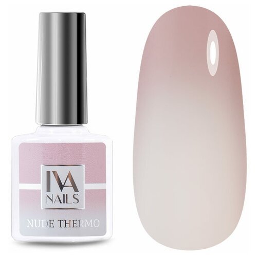 IVA Nails гель-лак для ногтей Nude Thermo, 8 мл, №1
