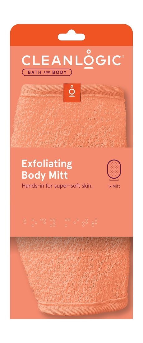 Cleanlogic Bath & Body Exfoliating Bath Mitt