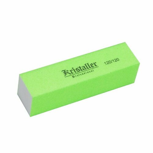 Kristaller Бафик для шлифовки ногтей, неоново-зеленый, 6 штук