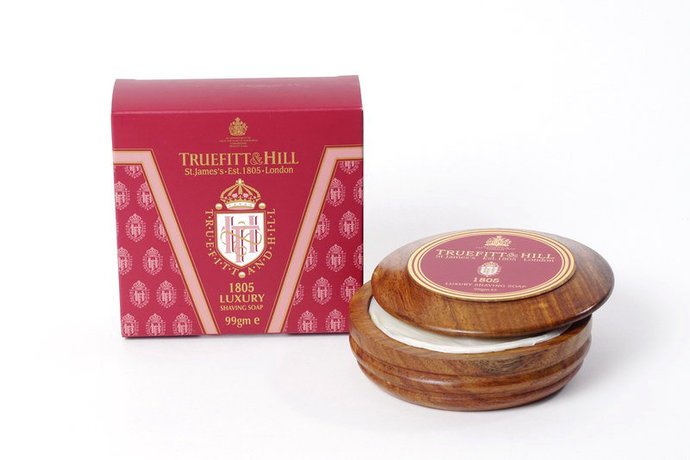 Truefitt&Hill 1805 Luxury Shaving Soap in wooden bowl