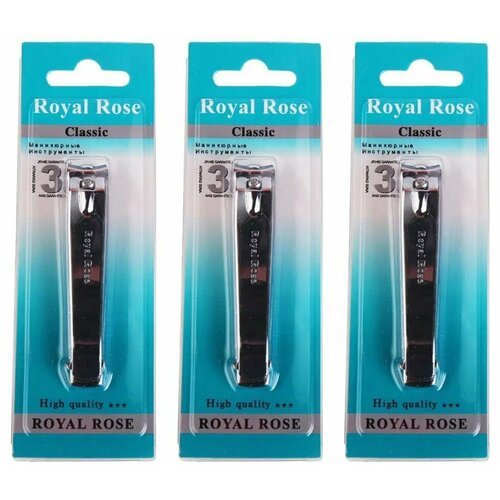 Royal Rose Книпсер для ногтей поворотный, 8 см, 3 шт