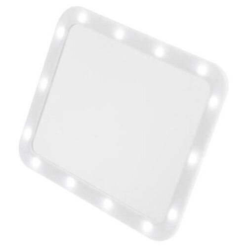 Зеркало LuazON KZ-01, подсветка, настольное, 14 диодов, 4хАА