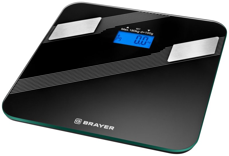 Весы напольные BRAYER BR3734 черный