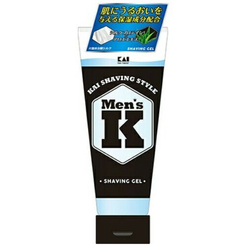 Kai Men's K Гель для бритья с протеинами шёлка и Алоэ 205 гр