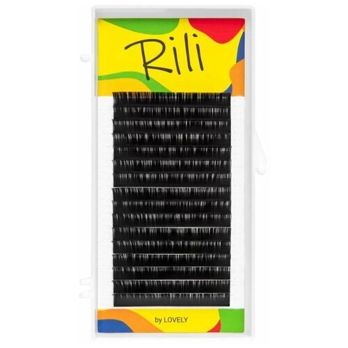Ресницы черные Rili C 0.10 13mm одна длина (16 линий)