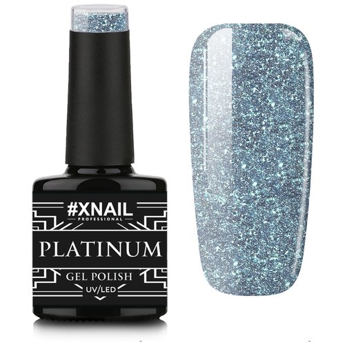 Гель лак XNAIL PROFESSIONAL Platinum жидкая фольга, для дизайна ногтей, 10 мл, № 6