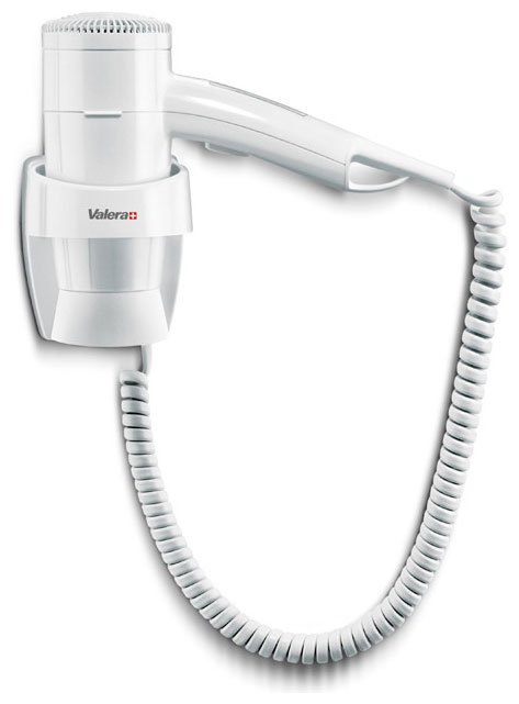 Настенный фен с держателем Valera Premium 1200 White 533.04/038A