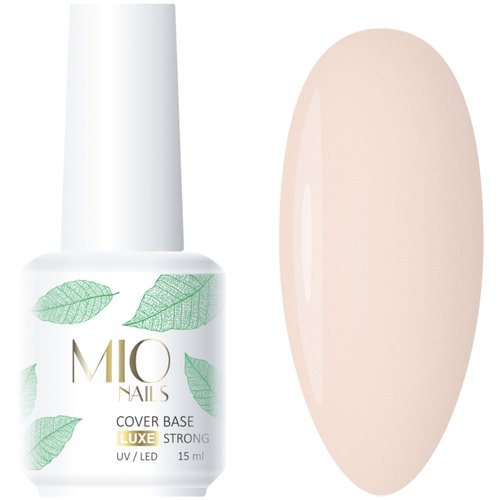 MIO Nails Базовое покрытие Cover Base Strong Luxe, 15, 15 мл, 15 г
