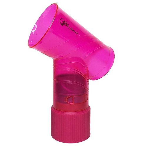 Gera Professional, Насадка на фен для создания локонов, цвет розовый, пластик