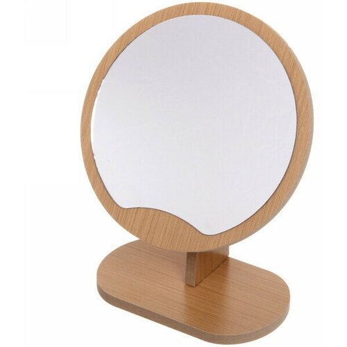 Зеркало настольное в деревянной оправе «High Tech - Fashion» круг, 17*17см